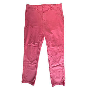 Vineyard Vines Women’s Cotton Slim Pant Size 32x30 Pink
